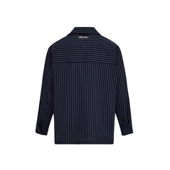 M _ (NAVY) Striped Seesucker Jacket (6111001)