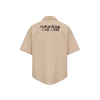 M _ (BEIGE) SGC Corduroy Stretch Shirt (6120001)