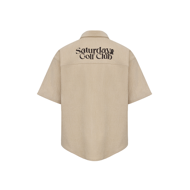 M _ (BEIGE) SGC Corduroy Stretch Shirt (6120001)