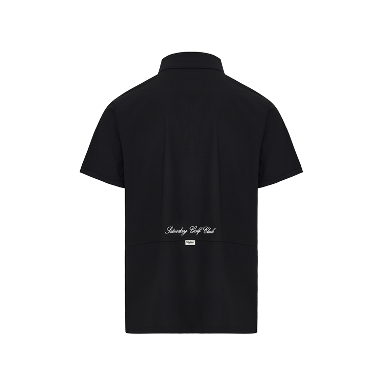 M _ (BLACK) Downtown Collar Polo (6125002)