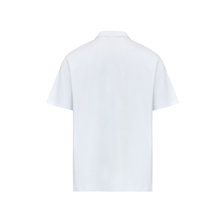 M _ (WHITE) Hibiscus Pocket Tee (6126001)