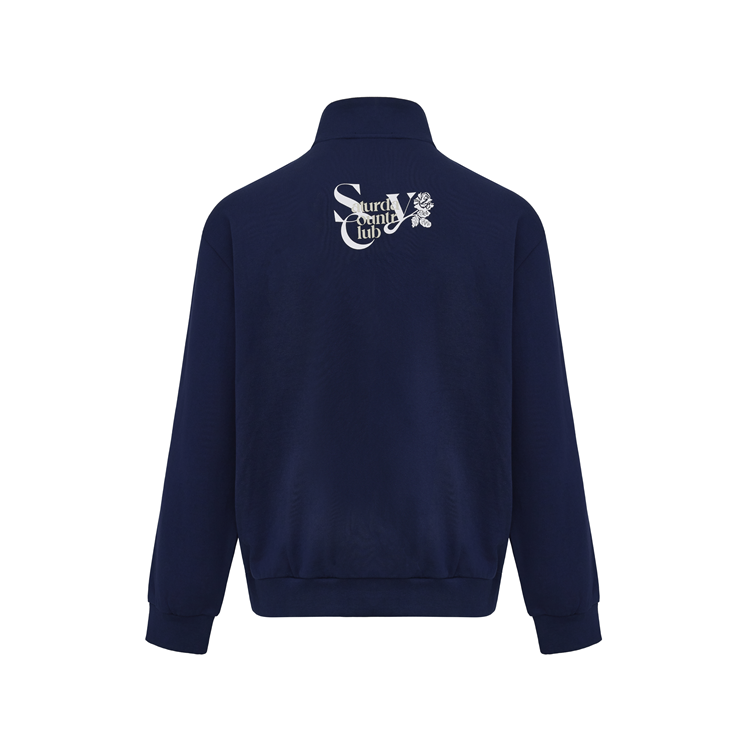 W _ (NAVY) Urban Club Half-Zip Sweat (6127003)