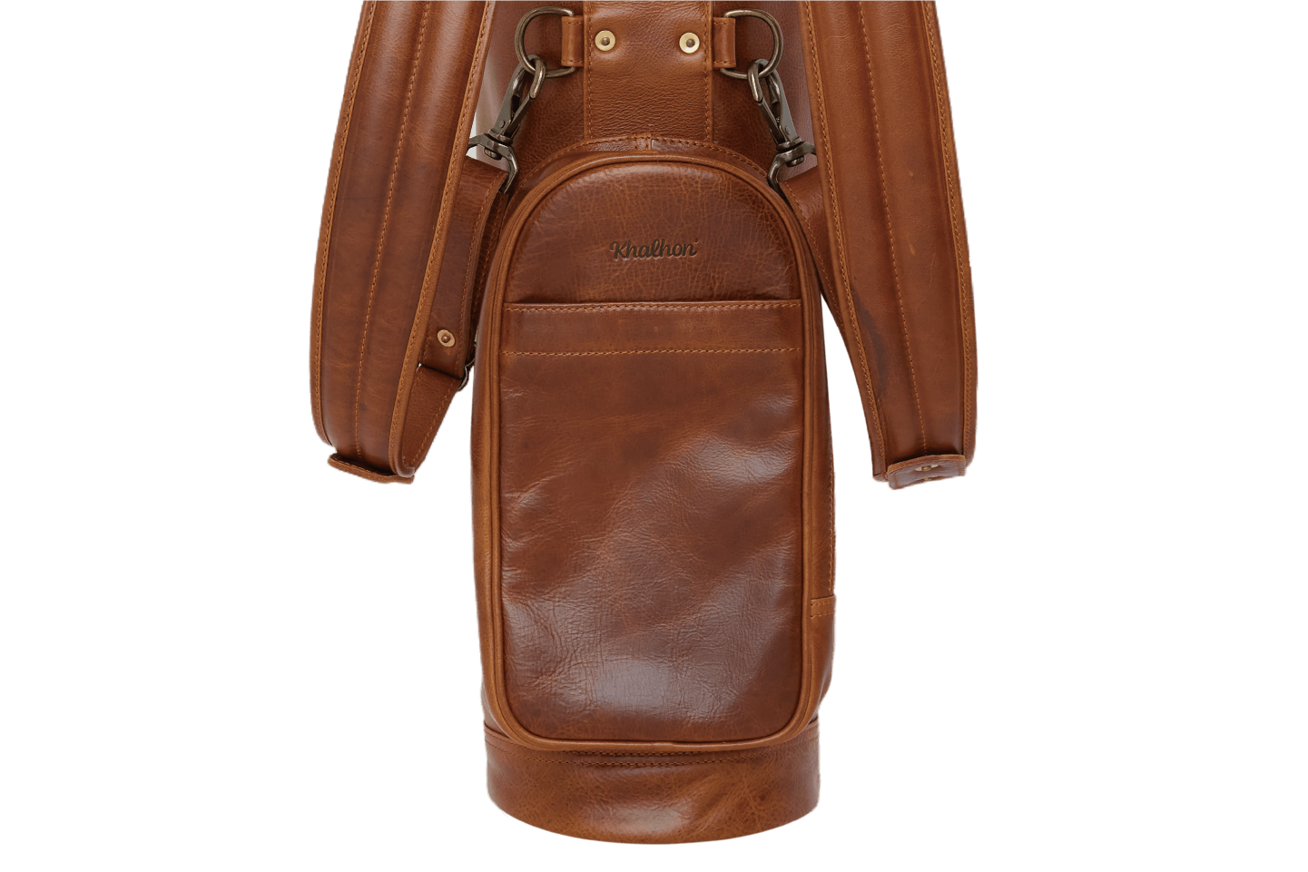 (BROWN) GOLDEN SOUL GOLF X KHALHON' GOLF BAG