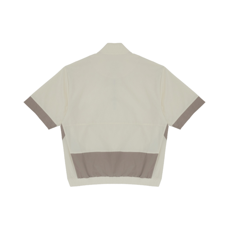 (LIGHT BEIGE) KHALHON x ASHER ZIP-COLLAR POLO SHIRT JACKET