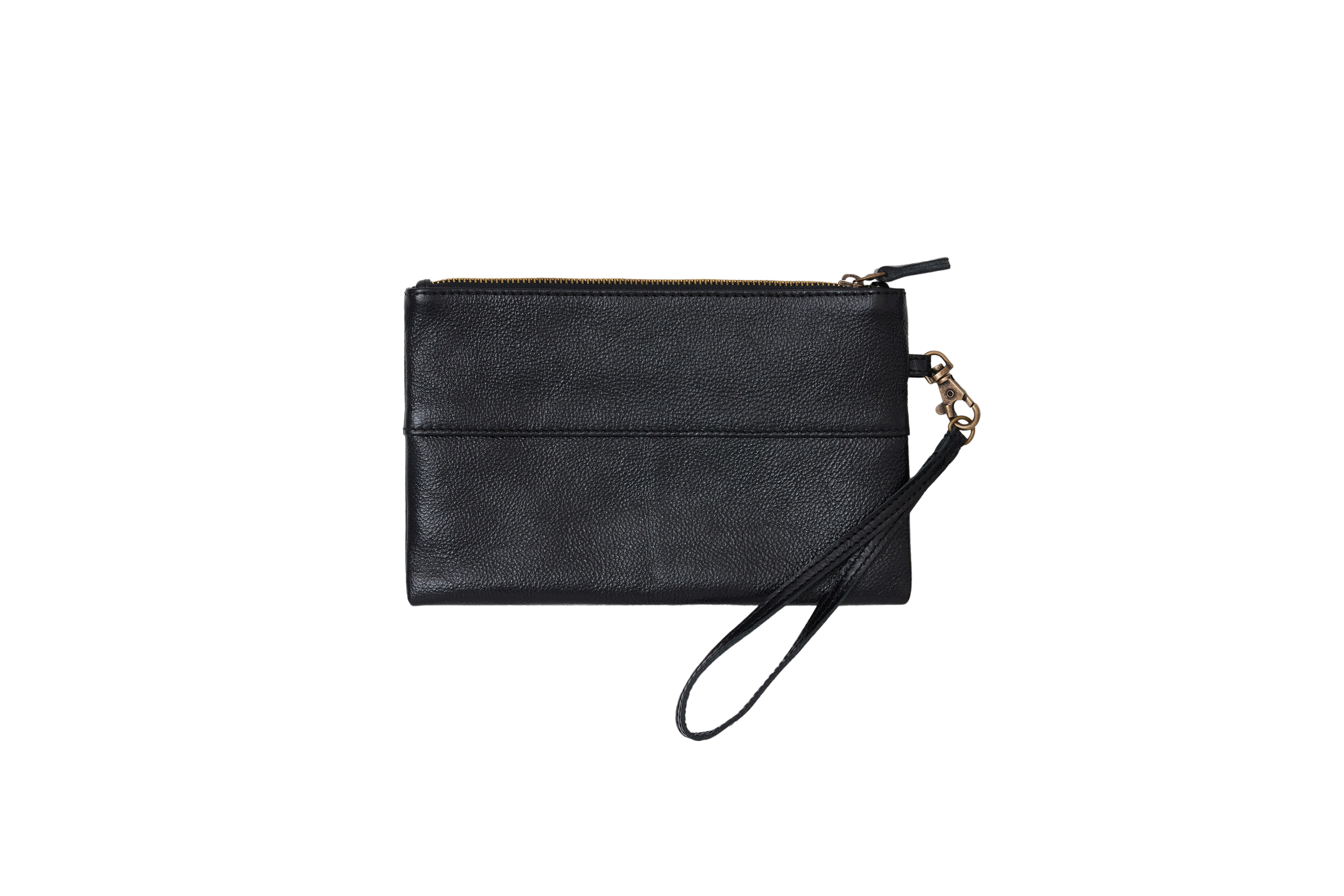 KHALHON' POUCH LEATHER _ BLACK