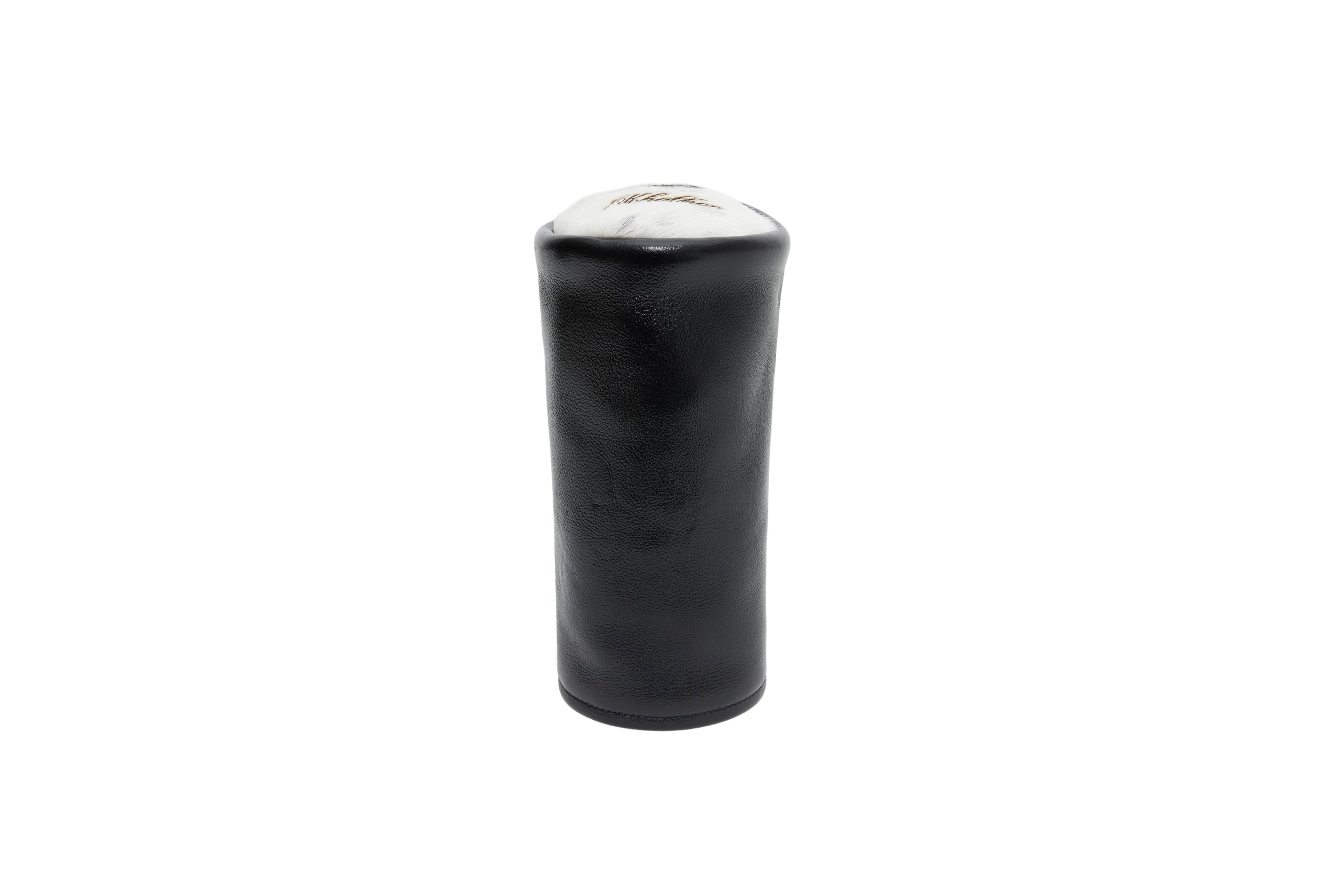 ROUNDED FAIRWAY WOOD COVER LEATHER _ BLACK