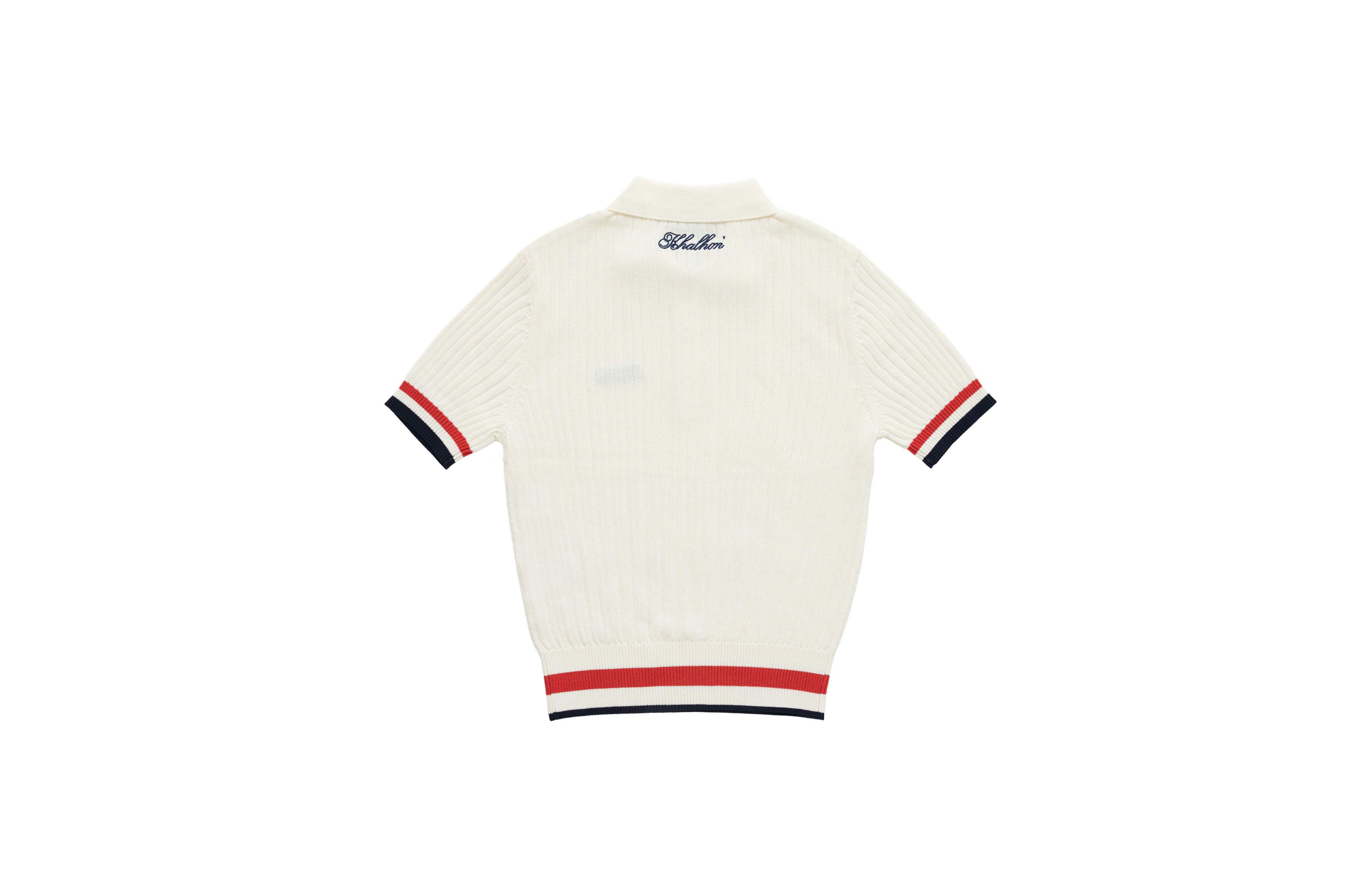 W_ (CREAM) KHALHON' LEGACY KNIT POLO _ 512800505