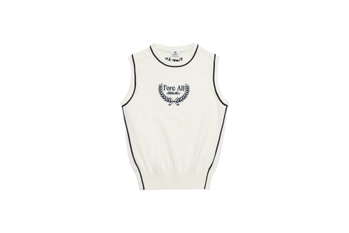 (OFF WHITE) KHALHON x FORE.ALL WOMAN'S SLEEVELESS SWEATER  _ 512800199