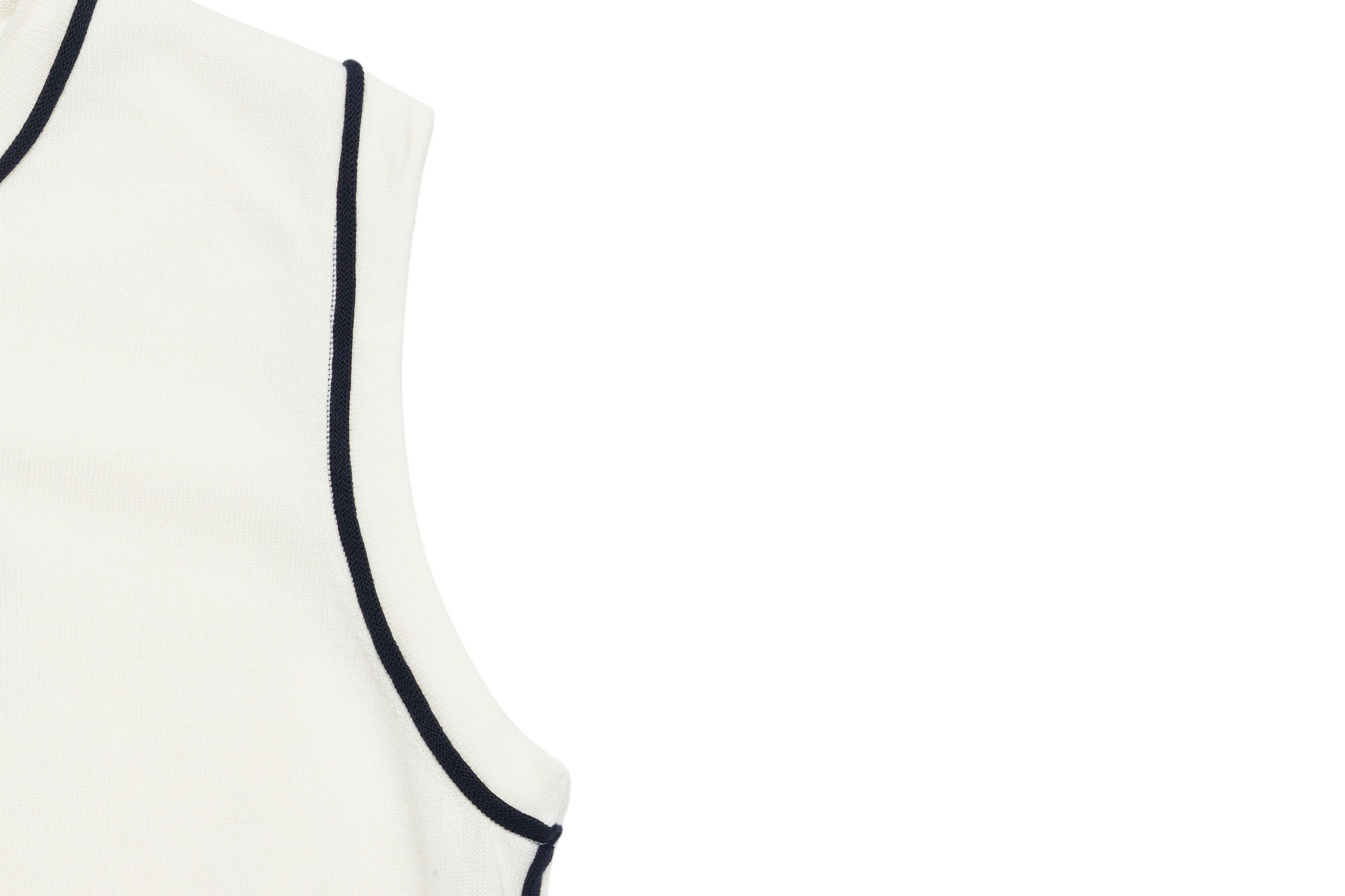 (OFF WHITE) KHALHON x FORE.ALL WOMAN'S SLEEVELESS SWEATER  _ 512800199