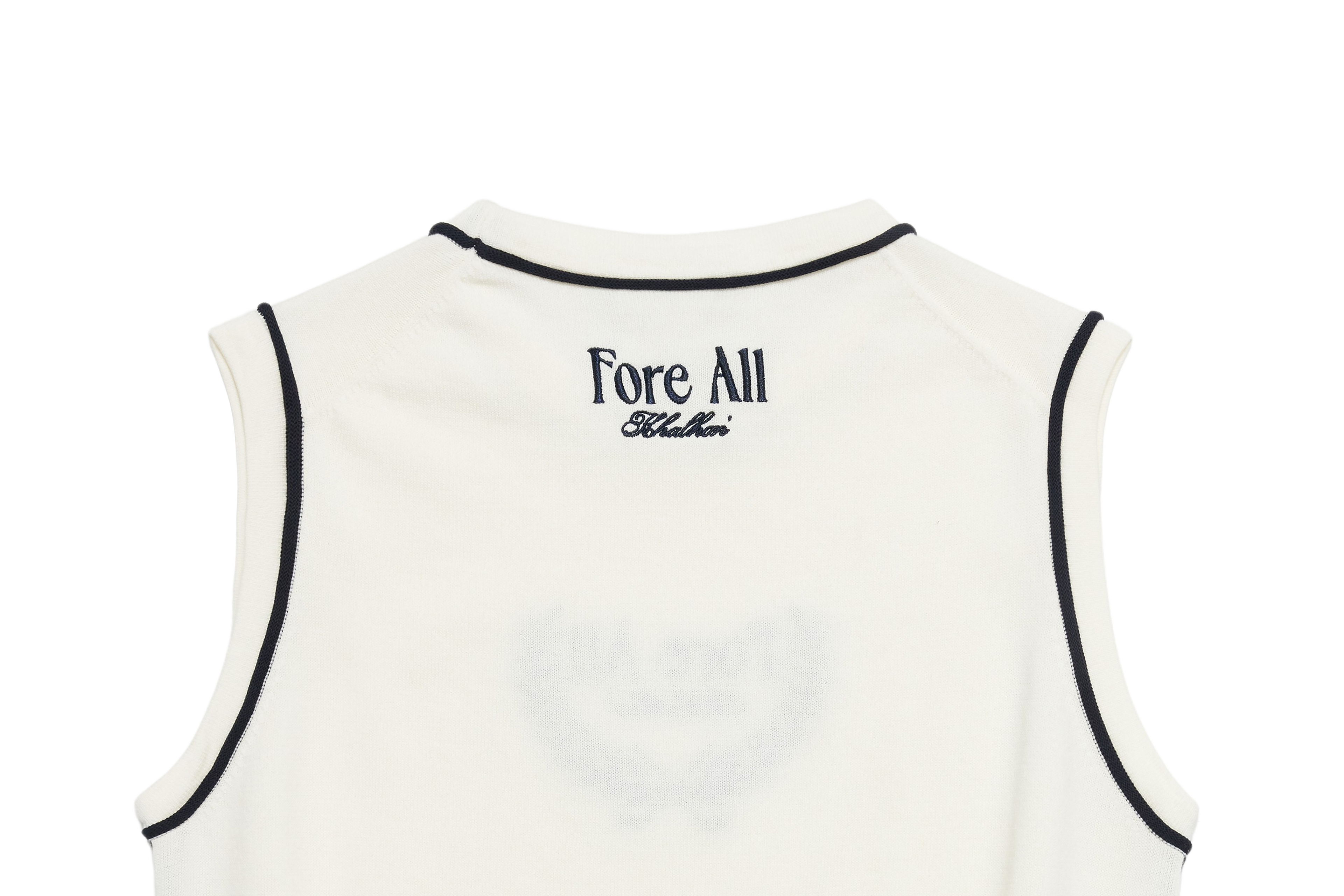 (OFF WHITE) KHALHON x FORE.ALL WOMAN'S SLEEVELESS SWEATER  _ 512800199