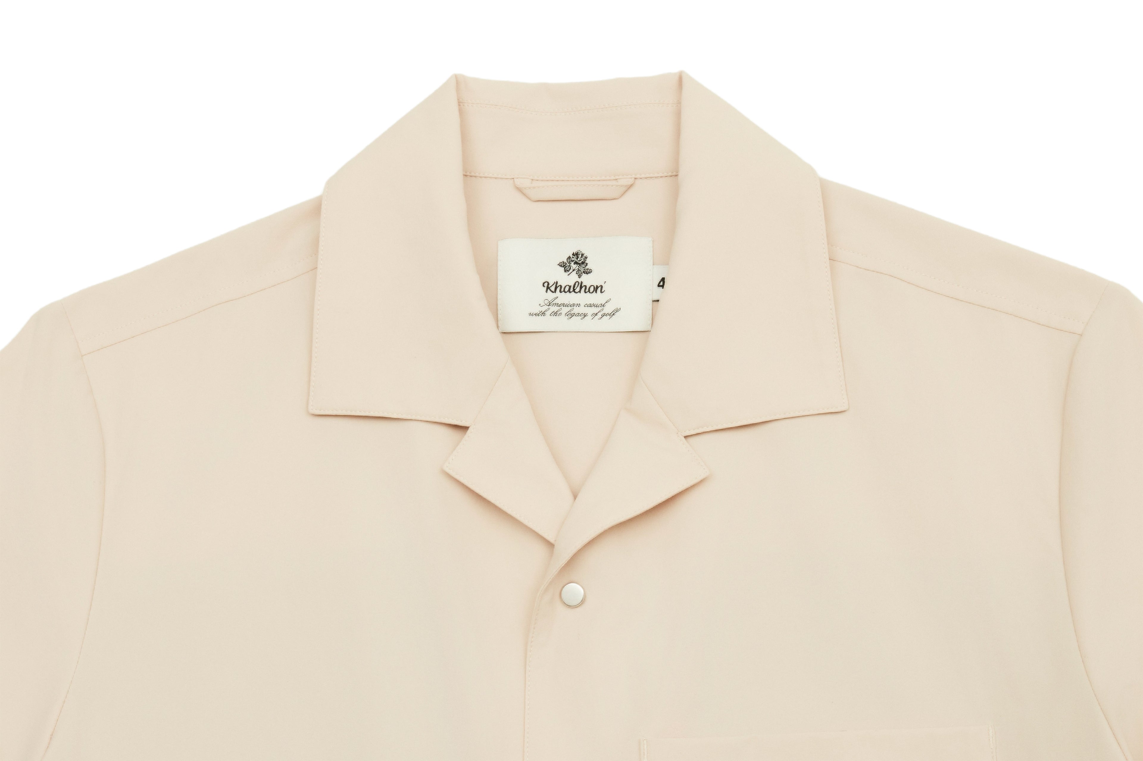 W _ (LIGHT BEIGE) CAMP COLLAR SHIRT_512000112