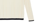 W _ (CREAM) KAHLHON x VIBECADDY "Saturday Golf Club" KNIT _512800302
