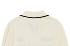 W _ (CREAM) KAHLHON x VIBECADDY "Saturday Golf Club" KNIT _512800302