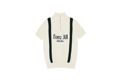 (CREAM) KHALHON' x FORE.ALL SHORT-SLEEVE KNIT PULLOVER _ 512800208