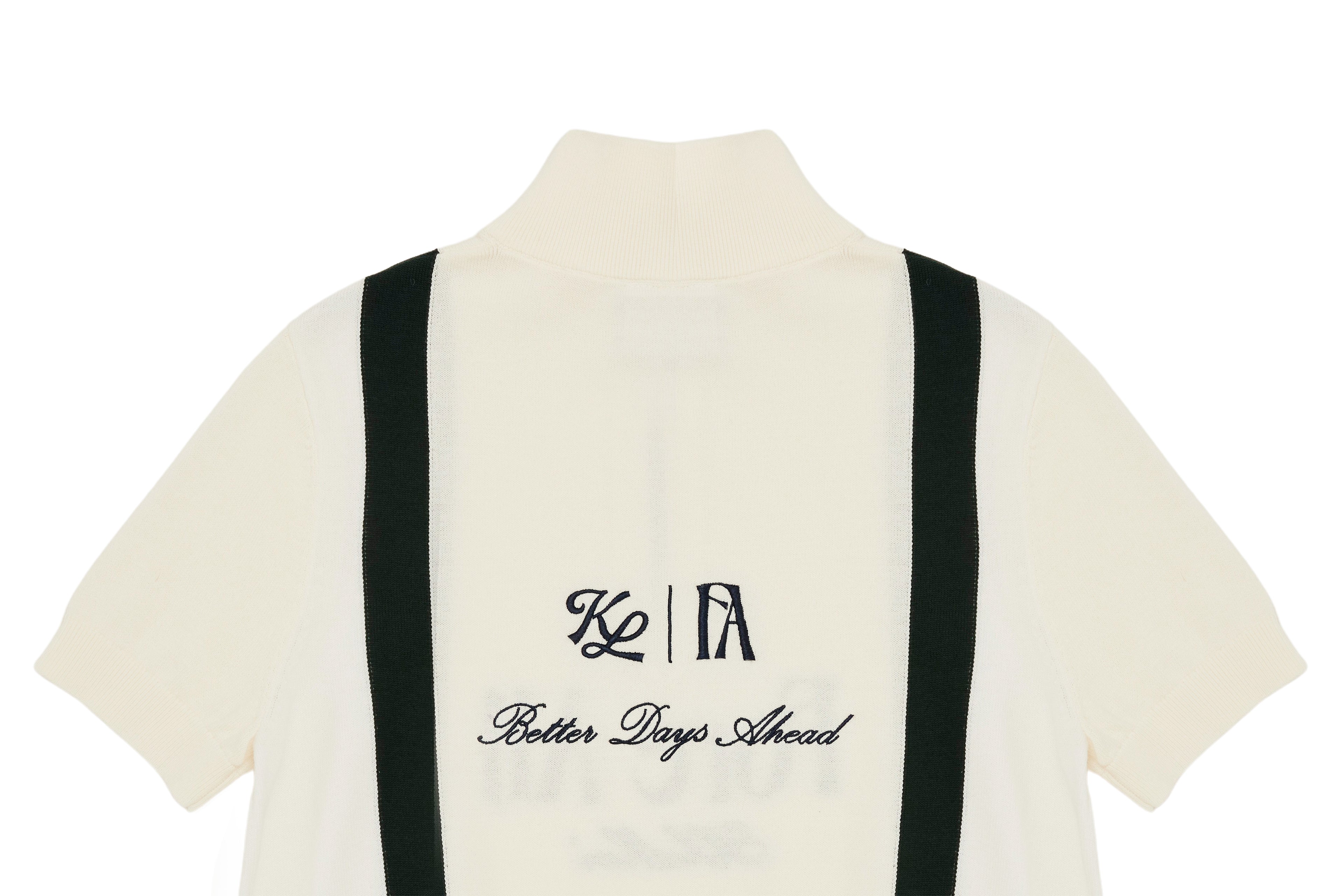 (CREAM) KHALHON' x FORE.ALL SHORT-SLEEVE KNIT PULLOVER _ 512800208