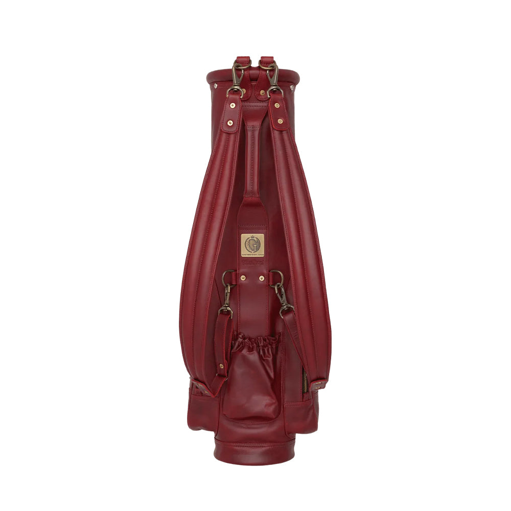 (BURGUNDY) GOLDEN SOUL GOLF X KHALHON' GOLF BAG
