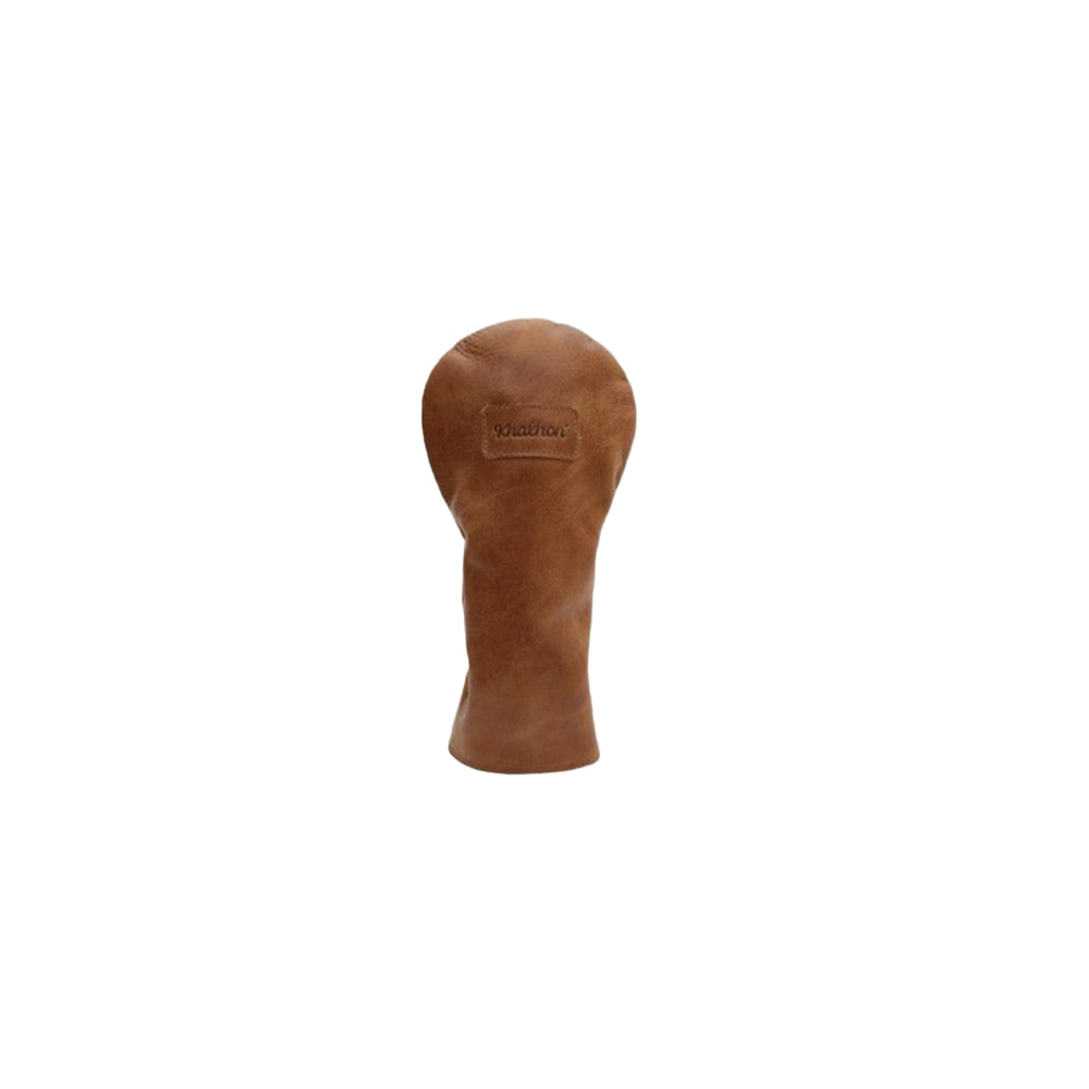 FAIRWAY WOOD COVER LEATHER _ CHESTNUT BROWN