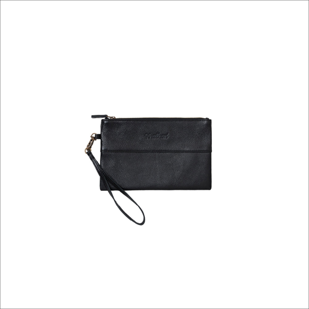KHALHON' POUCH LEATHER _ BLACK