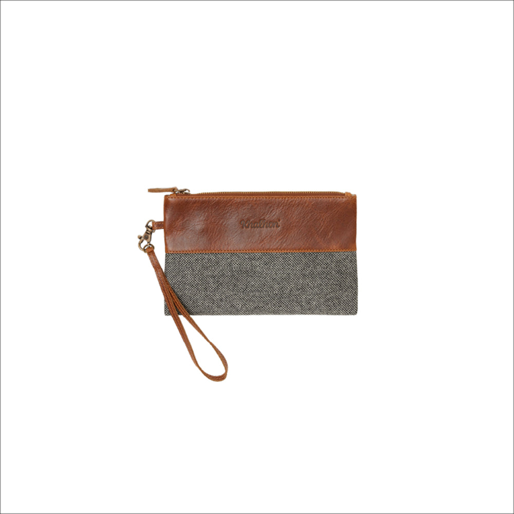 KHALHON' POUCH MIXED _ BROWN & DOT