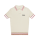 M _ (CREAM) Varsity Tipped Rib Polo (6128003)