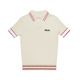 W _ (CREAM) Varsity Tipped Rib Polo (6128003)