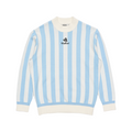 SUÉTER DE CUELLO ALTO DE RAYAS_M (AZUL CLARO)