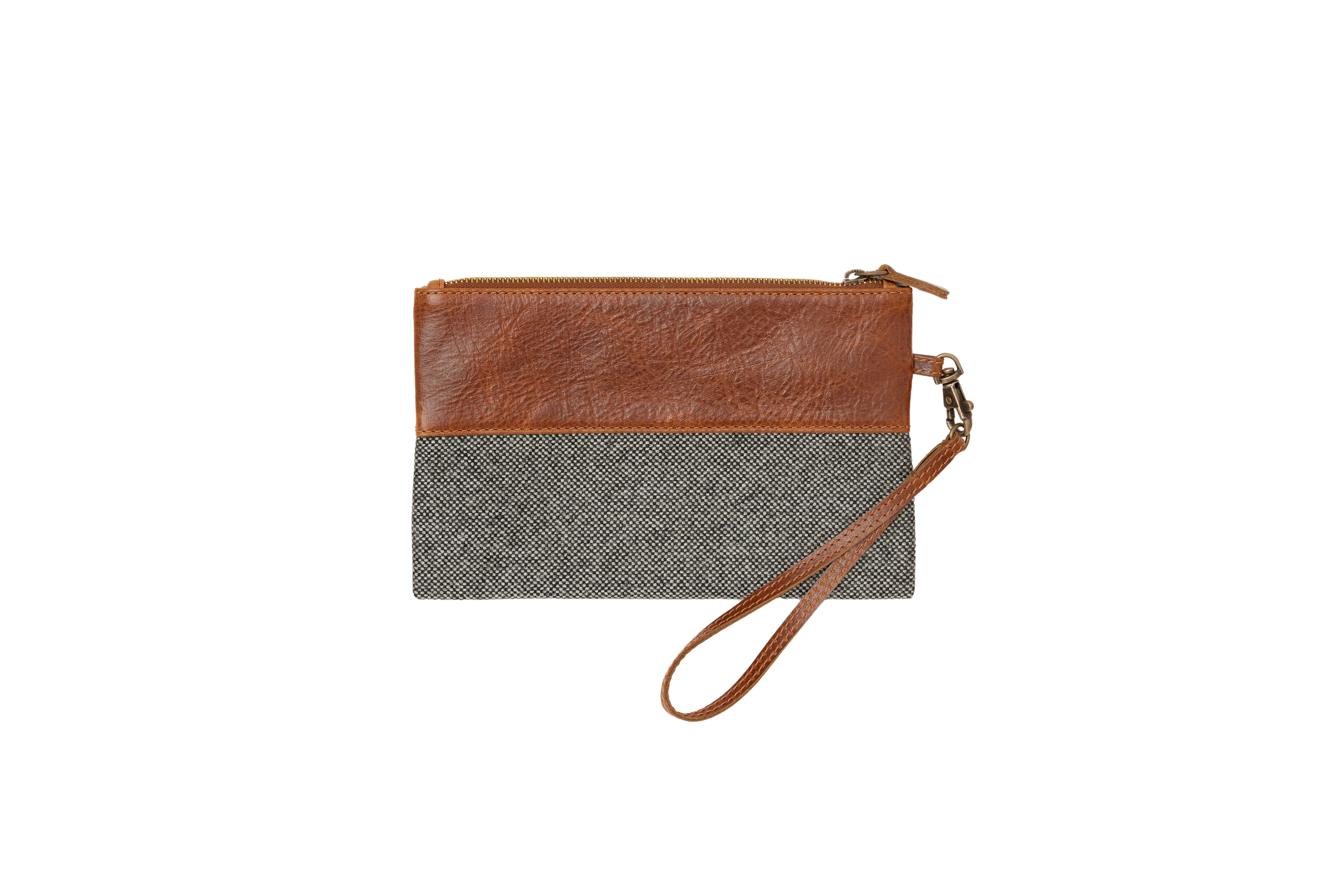 KHALHON' POUCH MIXED _ BROWN & DOT