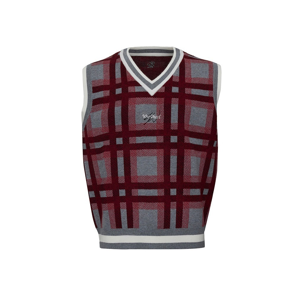 Men's Heritage Check Knit Vest