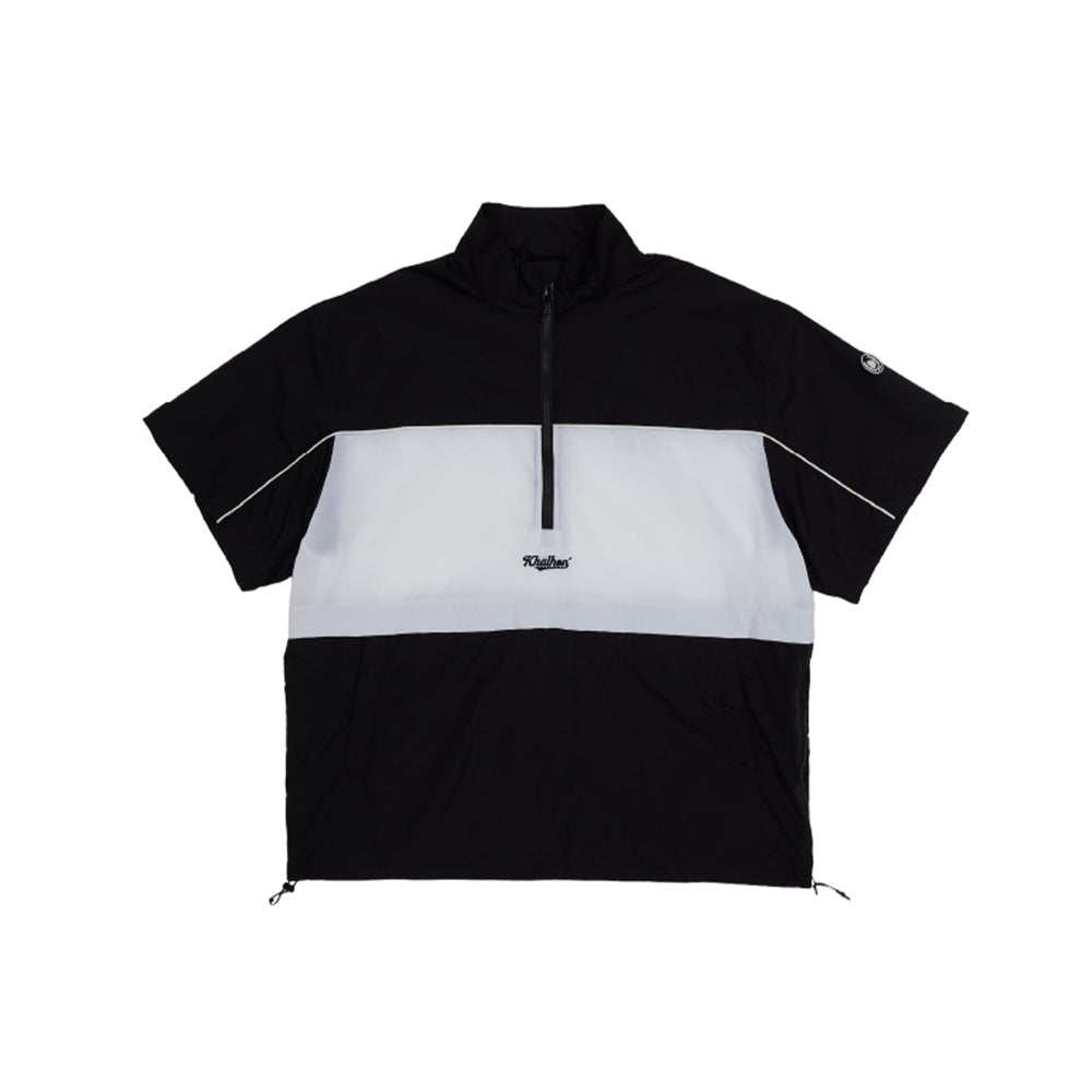 Block Half Zip Windbreaker