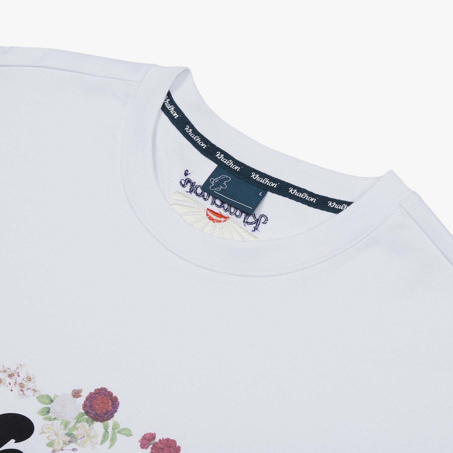 FLOWER DTP T SHIRTS (WHITE)