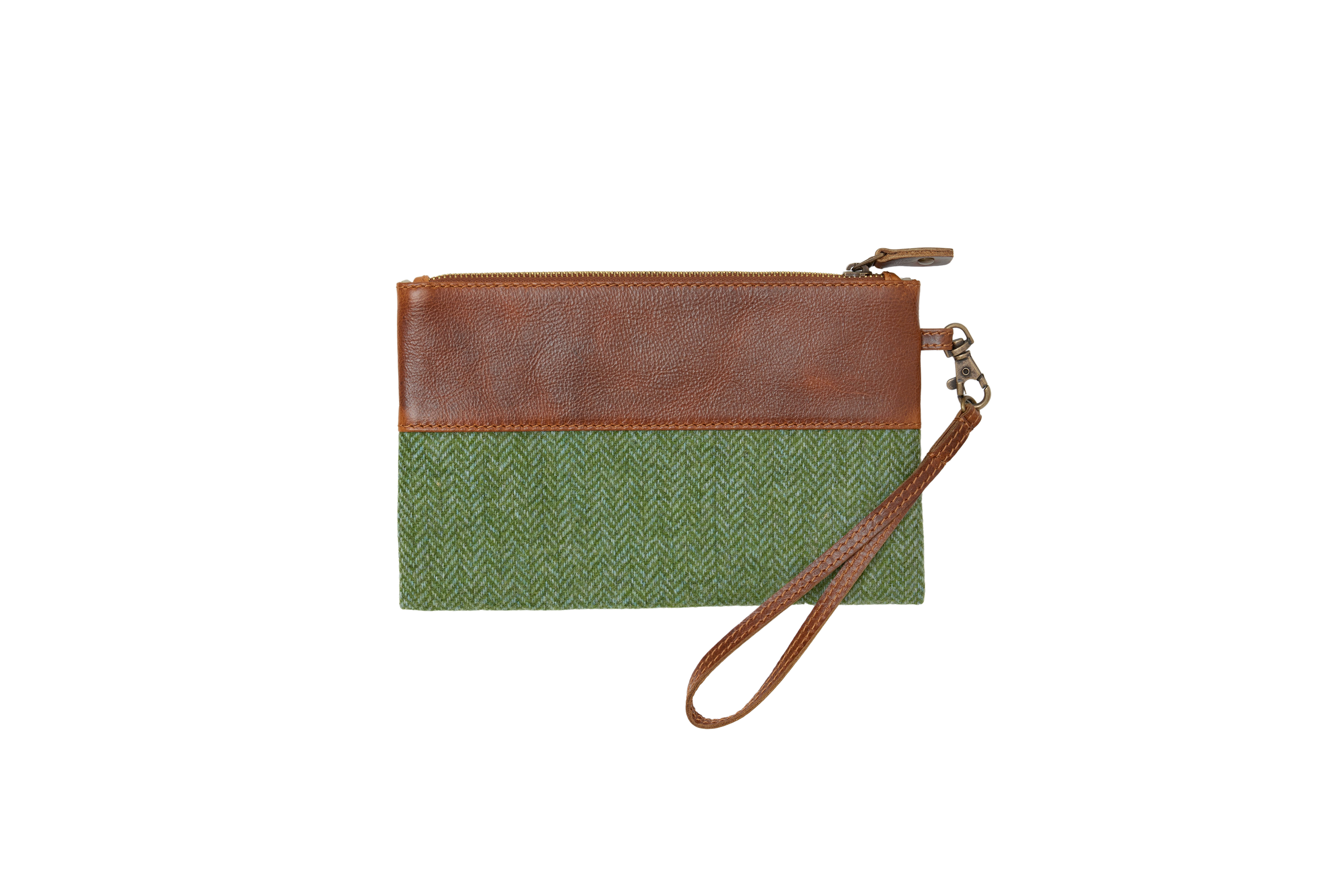 KHALHON' POUCH MIXED _ BROWN & GREEN