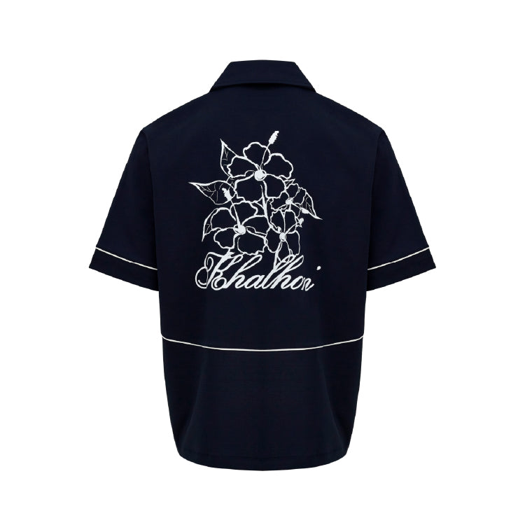 Navy)Saturday Club Emblem Polo (Women's) | Khalhon – KHALHON