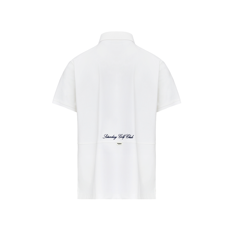 Downtown Collar Polo – White (Men's) | Khalhon – KHALHON Downtown Collar Polo – White (Men's) | Khalhon – KHALHON
